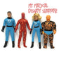 Fantastic Four Mego 8'' Action Figure Replica Set – World's Greatest Super-Heroes – Exclusive