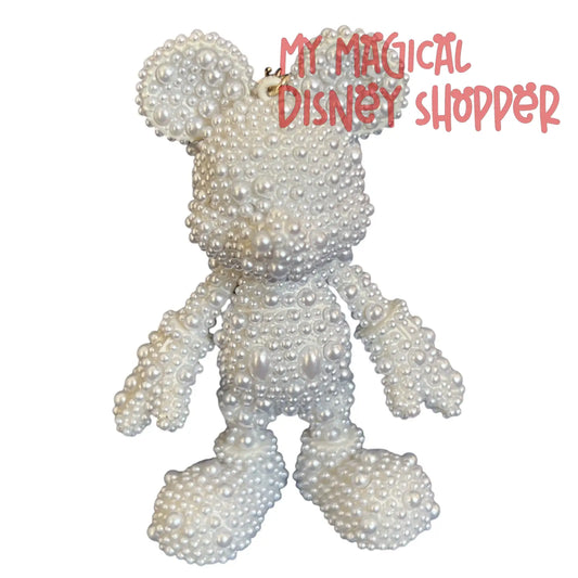 Faux Pearl Mickey Mouse Baublebar Bag Charm