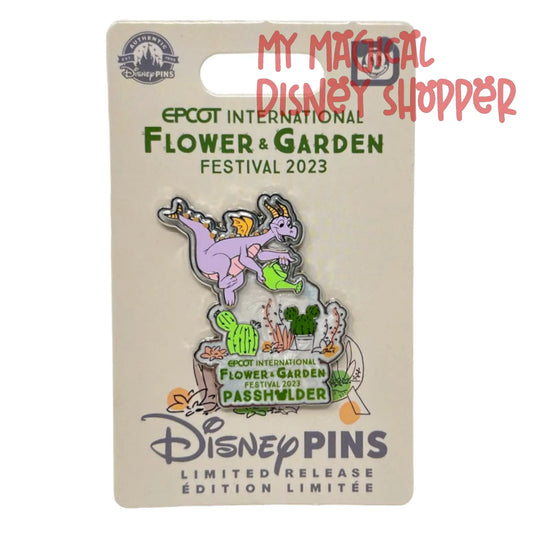 Figment 2023 Epcot Flower and Garden Festival Limited Release Passholder Disney Pin