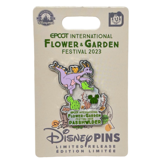 Figment 2023 Epcot Flower and Garden Festival Limited Release Passholder Disney Pin