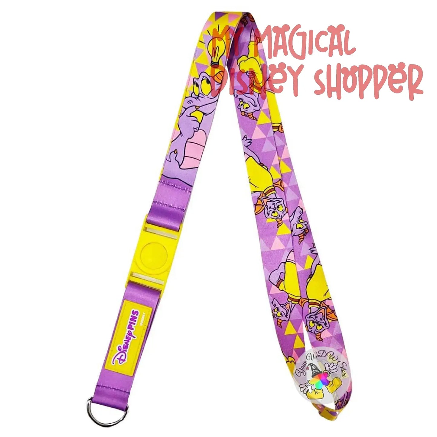 Figment  Disney Reversible Pin Lanyard