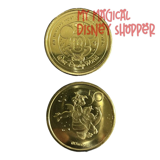 Figment Walt Disney World 50th Gold Medallion