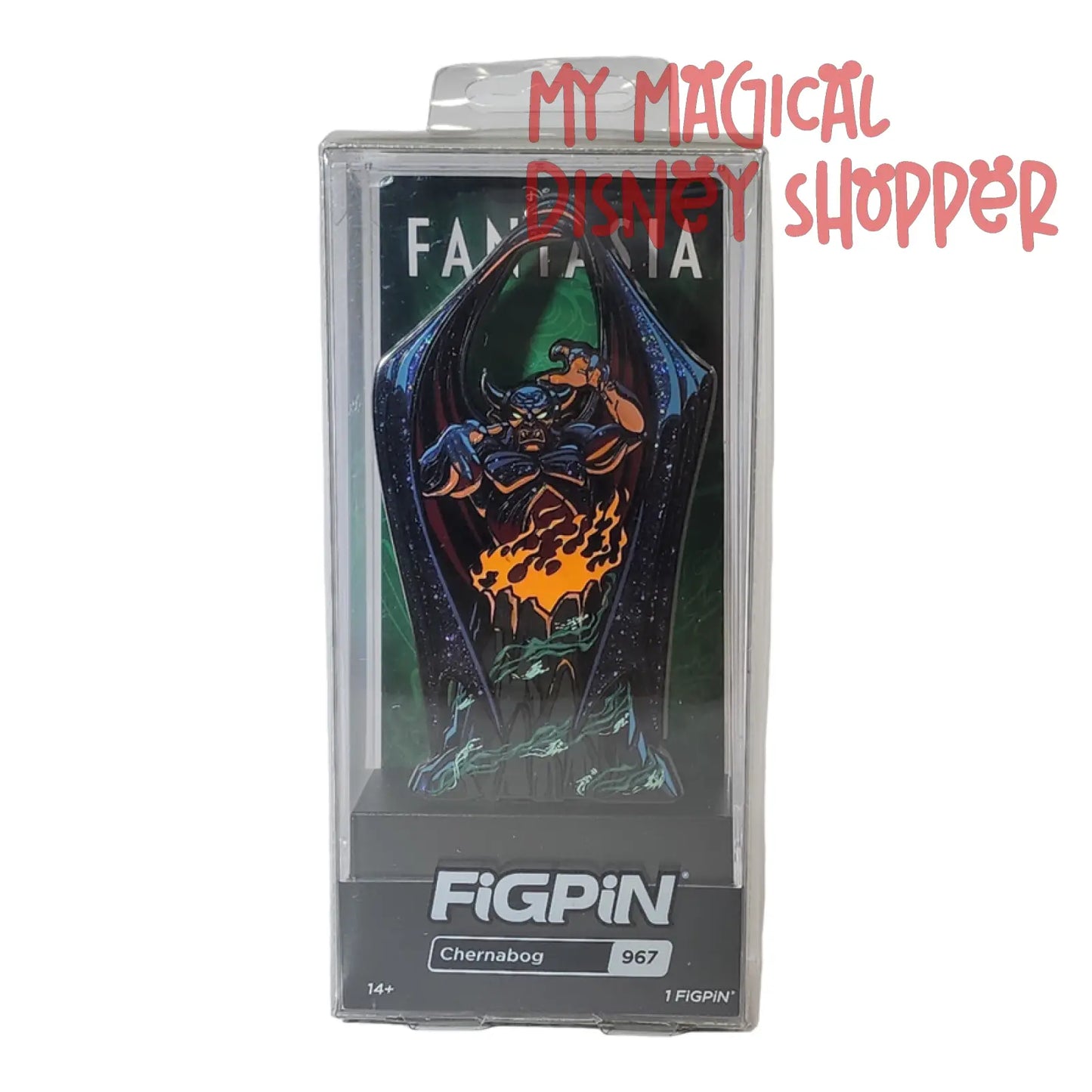 FiGPiN Fantasia Chernabog 2022 D23 Expo Exclusive Pin #967 - LE 1000