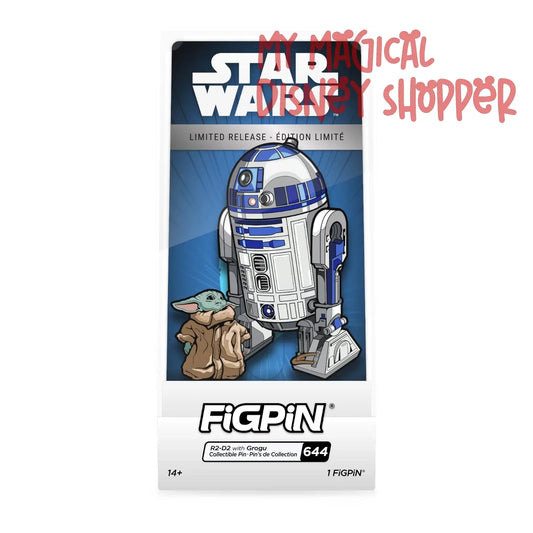 FigPin Star Wars R2-D2 with Grogu Limited Release - Disney Parks Exclusive
