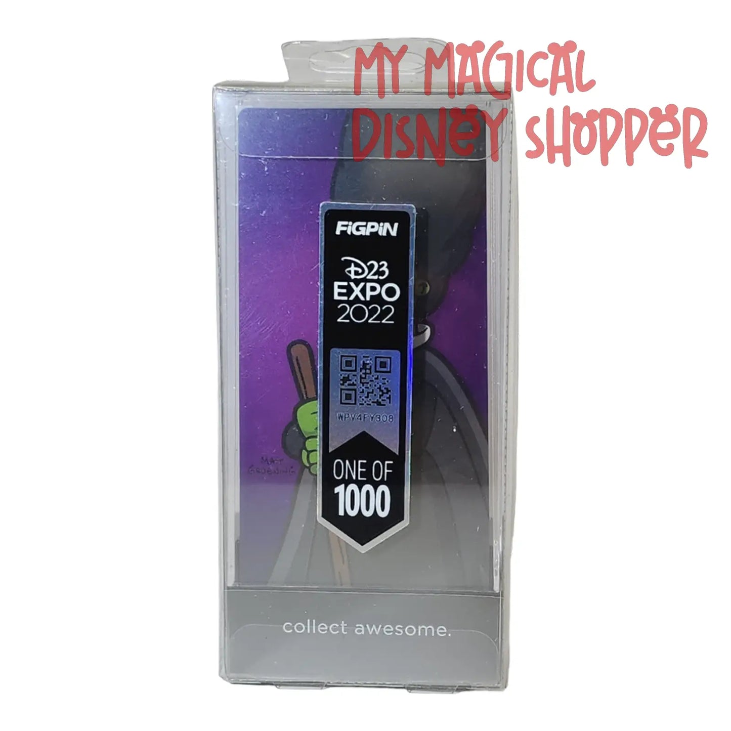 FiGPiN The Simpsons Witch Marge 2022 D23 Expo Exclusive Pin #1035 - LE 1000