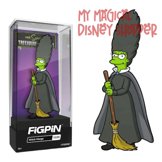 FiGPiN The Simpsons Witch Marge 2022 D23 Expo Exclusive Pin #1035 - LE 1000
