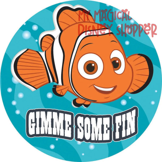 Finding Nemo Ad-Fab™ Pixar Finding Nemo Adhesive Fabric 3" Sticker