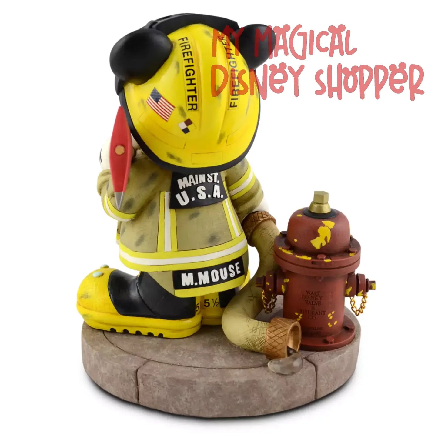 Fireman Mickey Mouse Resin Figure - Richard Szrnech - Art of Disney