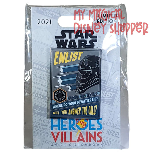 First Order Recruitment Poster Series - Heroes vs Villains Pin Event  - Limited Edition 2000