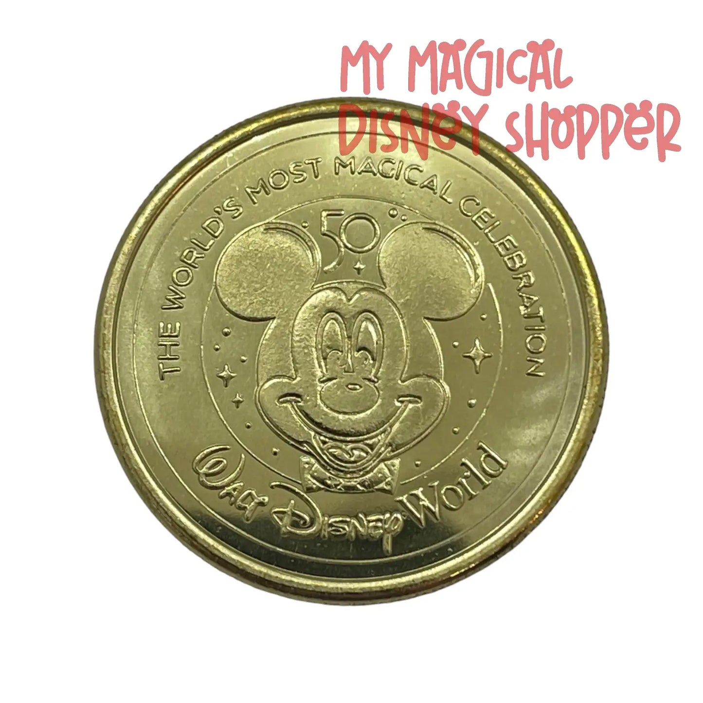 Flounder Walt Disney World 50th Gold Medallion