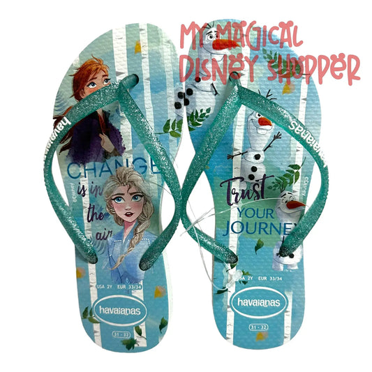 Frozen Flip Flops by Havaianas - 2 Years