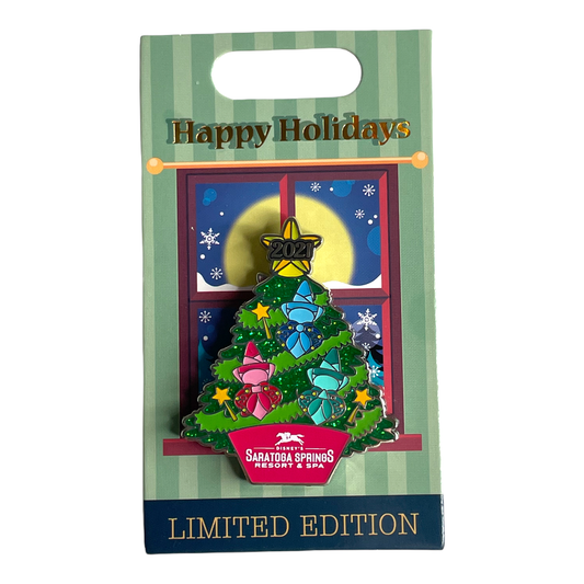 2021 Christmas Tree Happy Holidays Disney's Saratoga Springs Resort - Limited Edition 1500