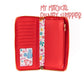 Gingerbread Mickey And Minnie Mouse Zip Around Wallet