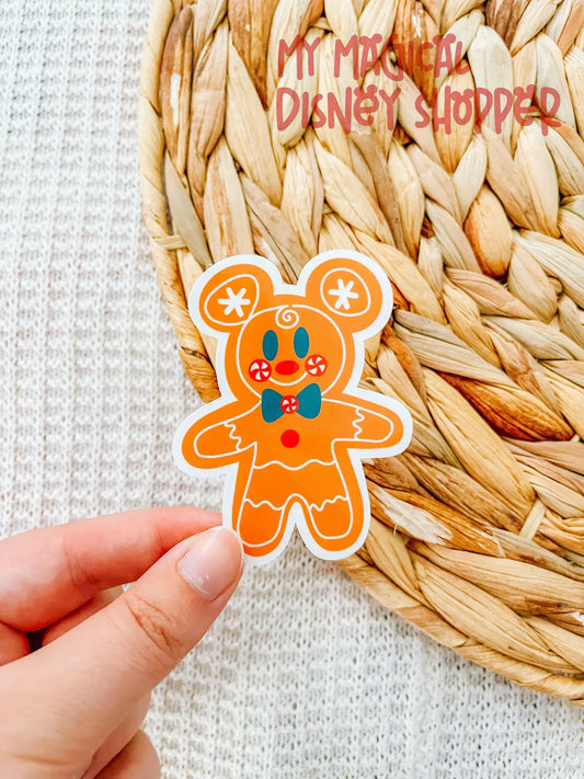 Gingerbread Mr Mouse Sticker