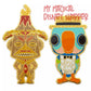 Goddess Pele and Barker Bird Funko Pop! Pin Set -The Enchanted Tiki Room - Limited Release