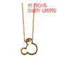 Gold Mickey Mouse Necklace Necklace