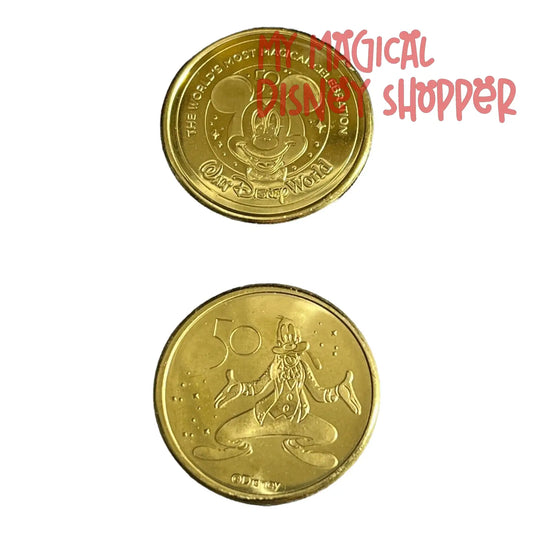 Goofy Walt Disney World 50th Gold Medallion