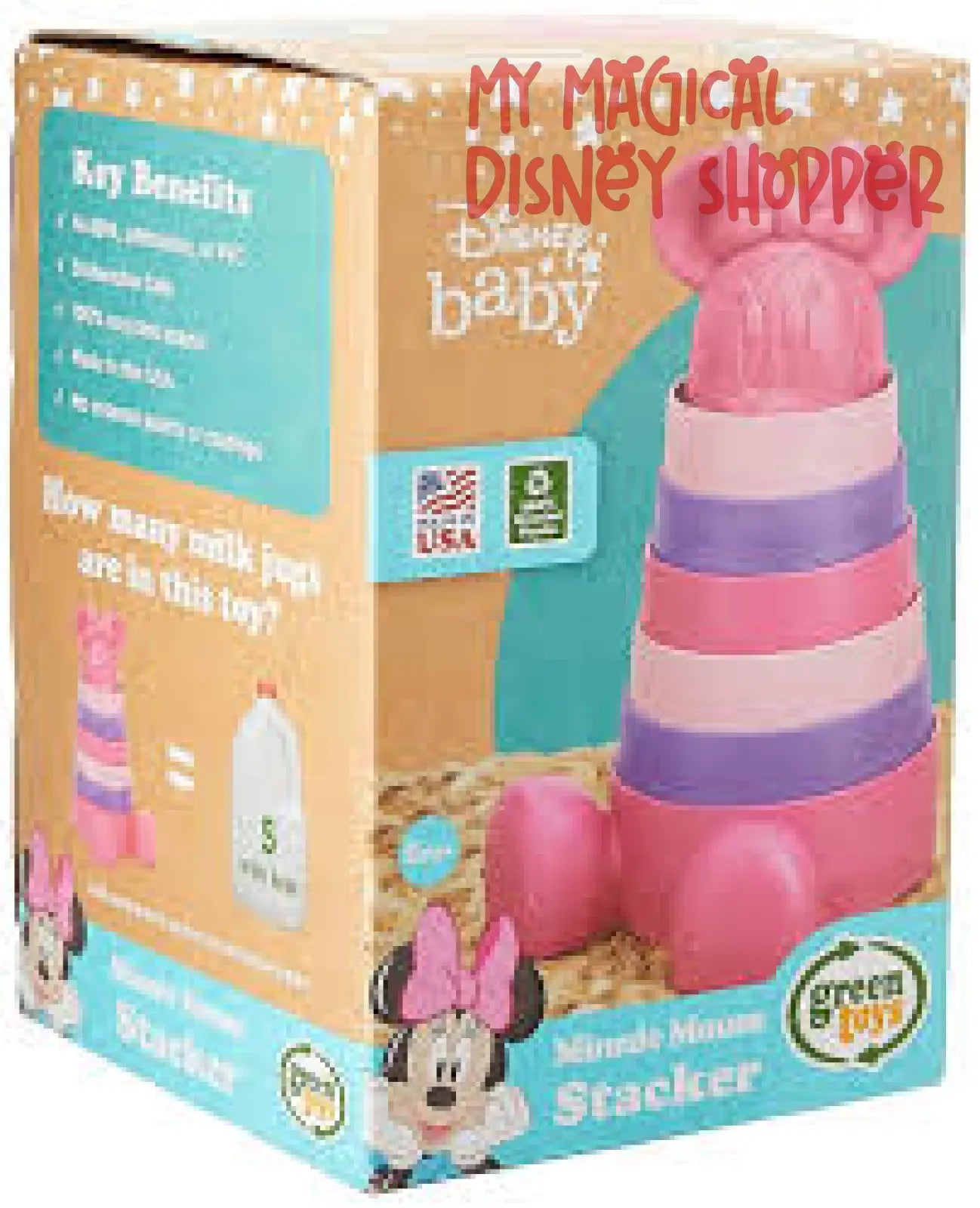 Green Toys Disney Baby Exclusive - Minnie Mouse Stacker