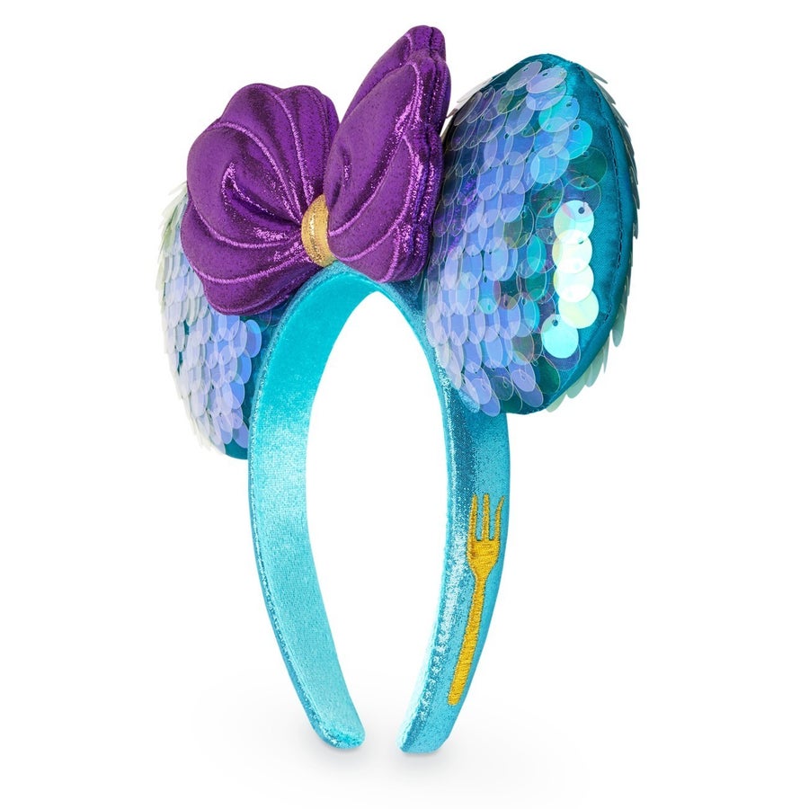 RENTAL Ariel Sequin Minnie Mouse Ears Headband