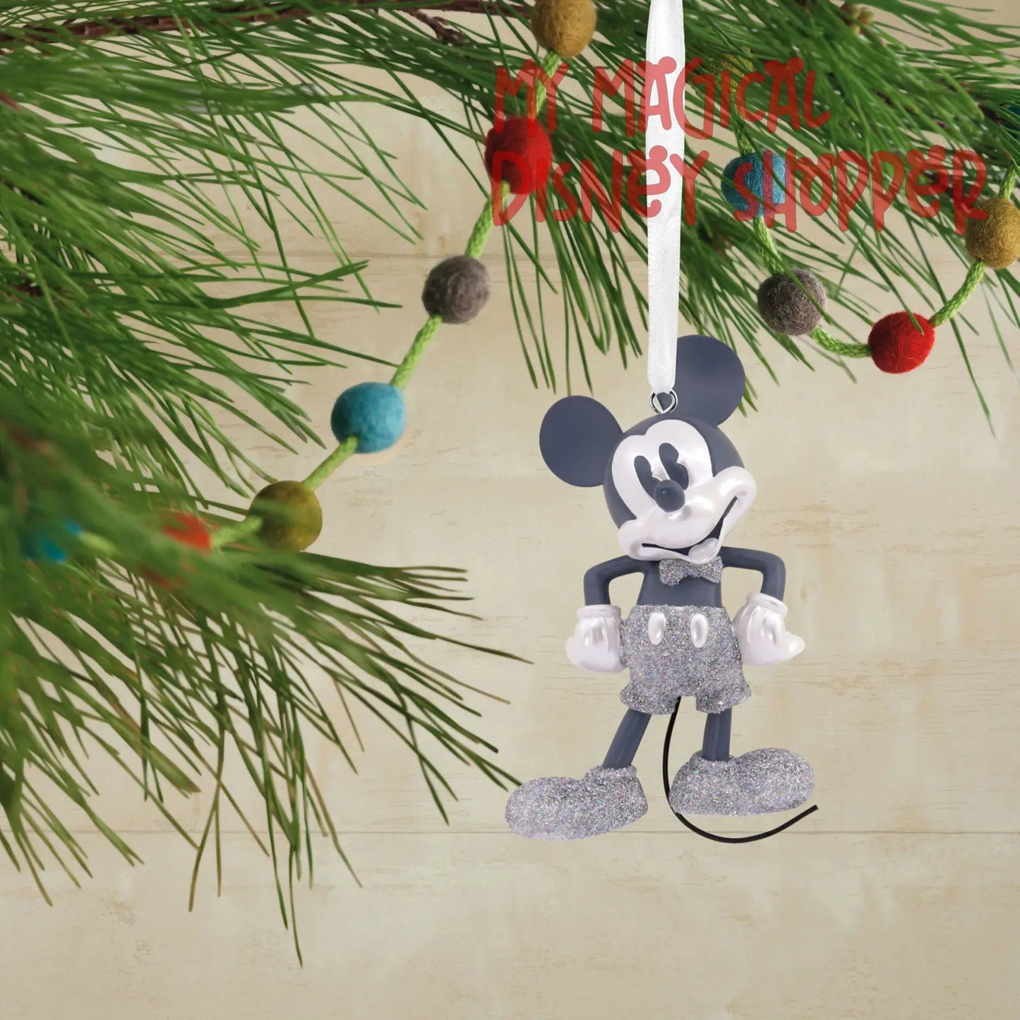 Hallmark Disney 100th Anniversary Mickey Mouse Christmas Ornament