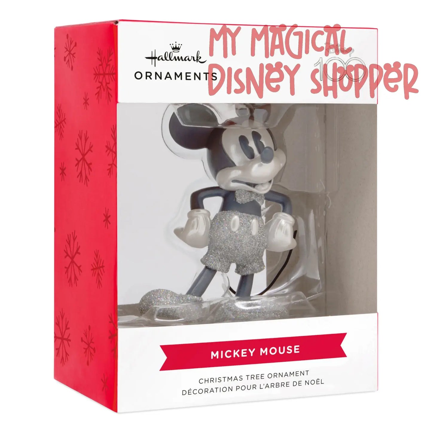 Hallmark Disney 100th Anniversary Mickey Mouse Christmas Ornament