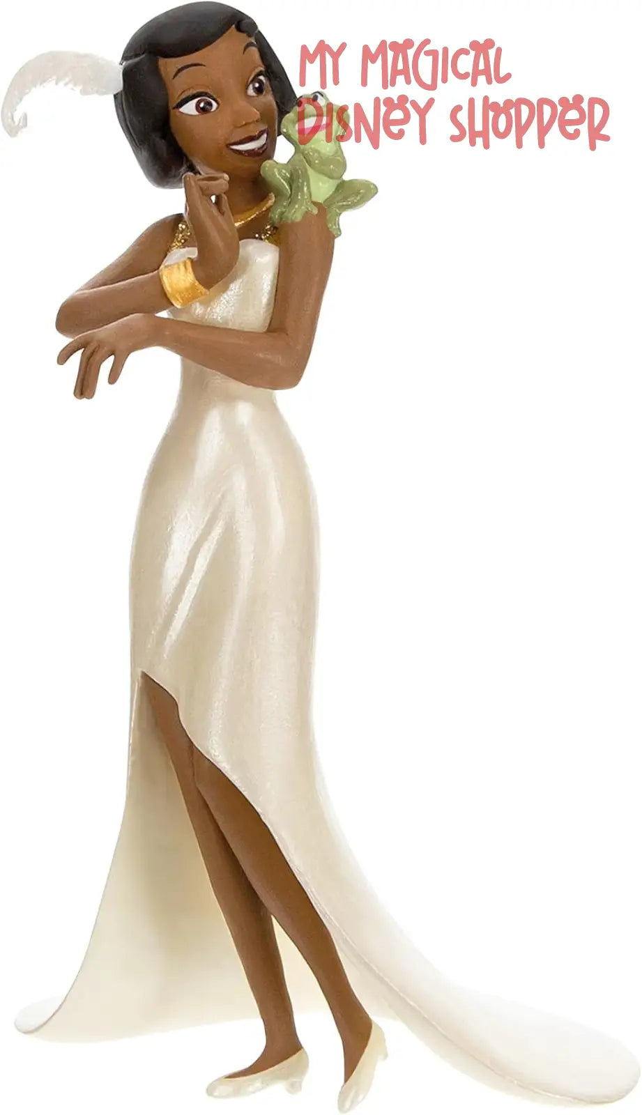Hallmark Keepsake Disney Princess and the Frog Christmas Ornament 2023, Tiana with Prince Naveen