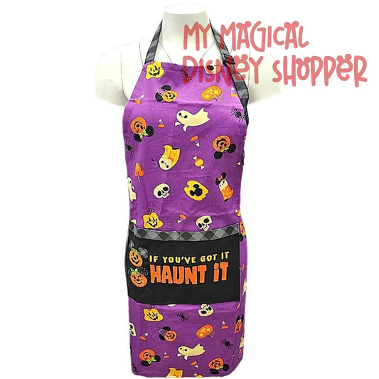 Halloween Mickey And Pals If You've Got It, Haunt It Disney Apron