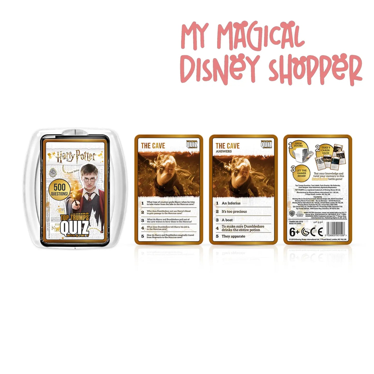 Harry Potter Top Trumps Quiz Game