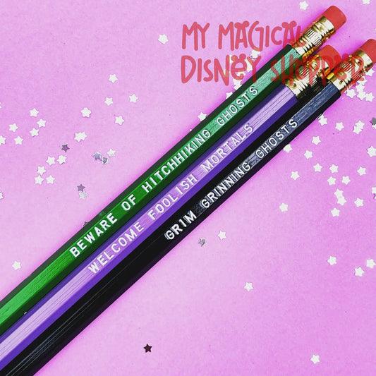 Haunted Mansion Pencils