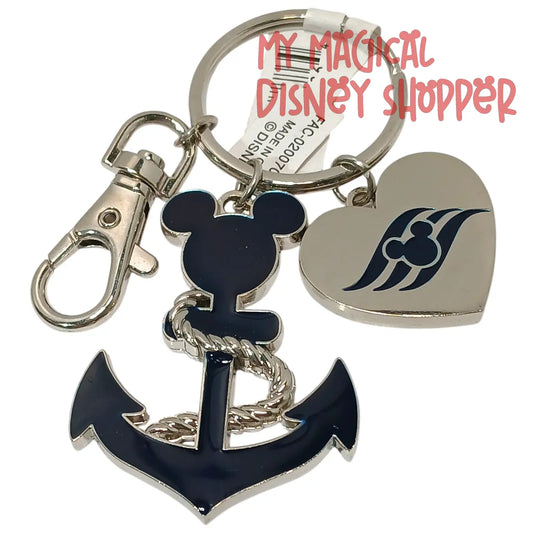 Disney Cruise Line Mickey Anchor Keychain