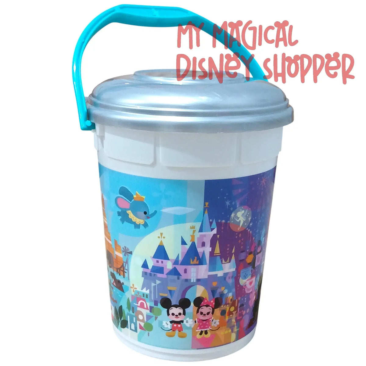 Disneyland Resort Joey Chou Round Popcorn Bucket – Disney Parks Collectible 🍿🏰🎨✨