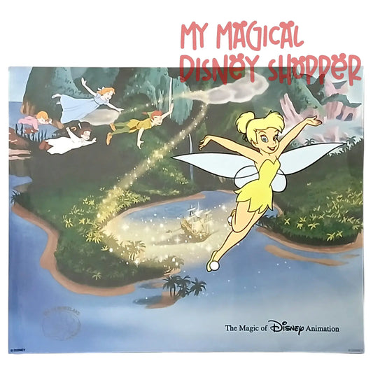 2008 Disney Animation Tinker Bell & Peter Pan Ink and Paint Cel 🎨🧚‍♀️✨
