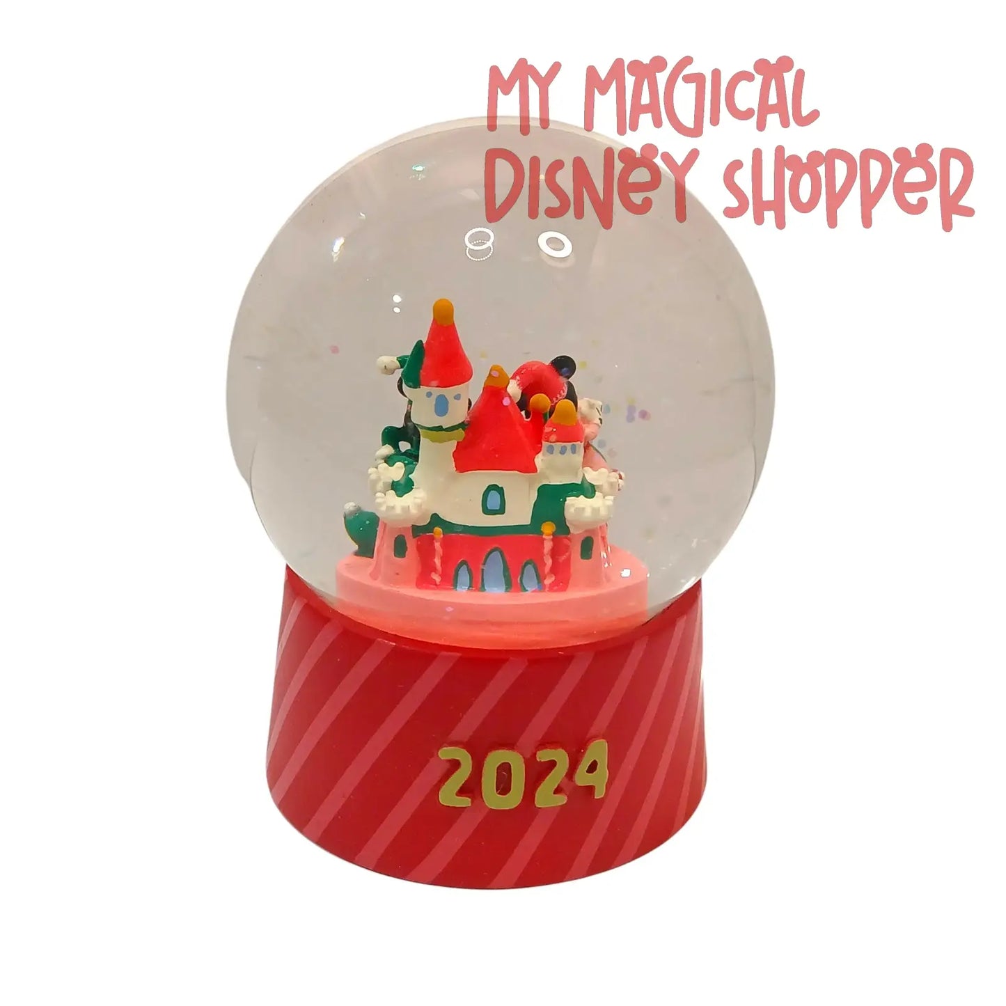2024 Mickey and Minnie Elf Snowglobe