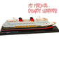 Disney Dream Scale Model Ship Figurine