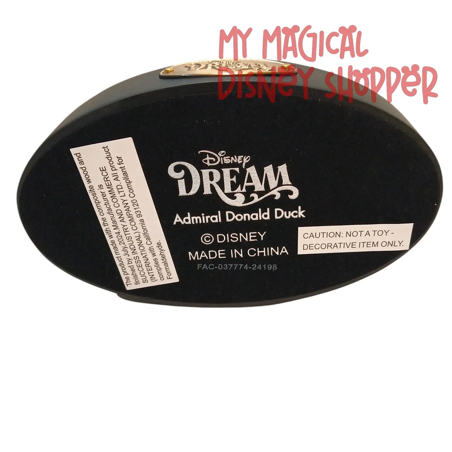 DCL Disney's Dream Admiral Donald Duck Figurine