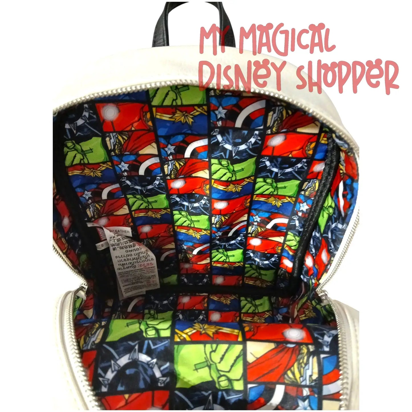 Loungefly Marvel Avengers Mini Backpack – Disney Parks Artist Series (Gently Loved) 🎒✨🦸‍♂️