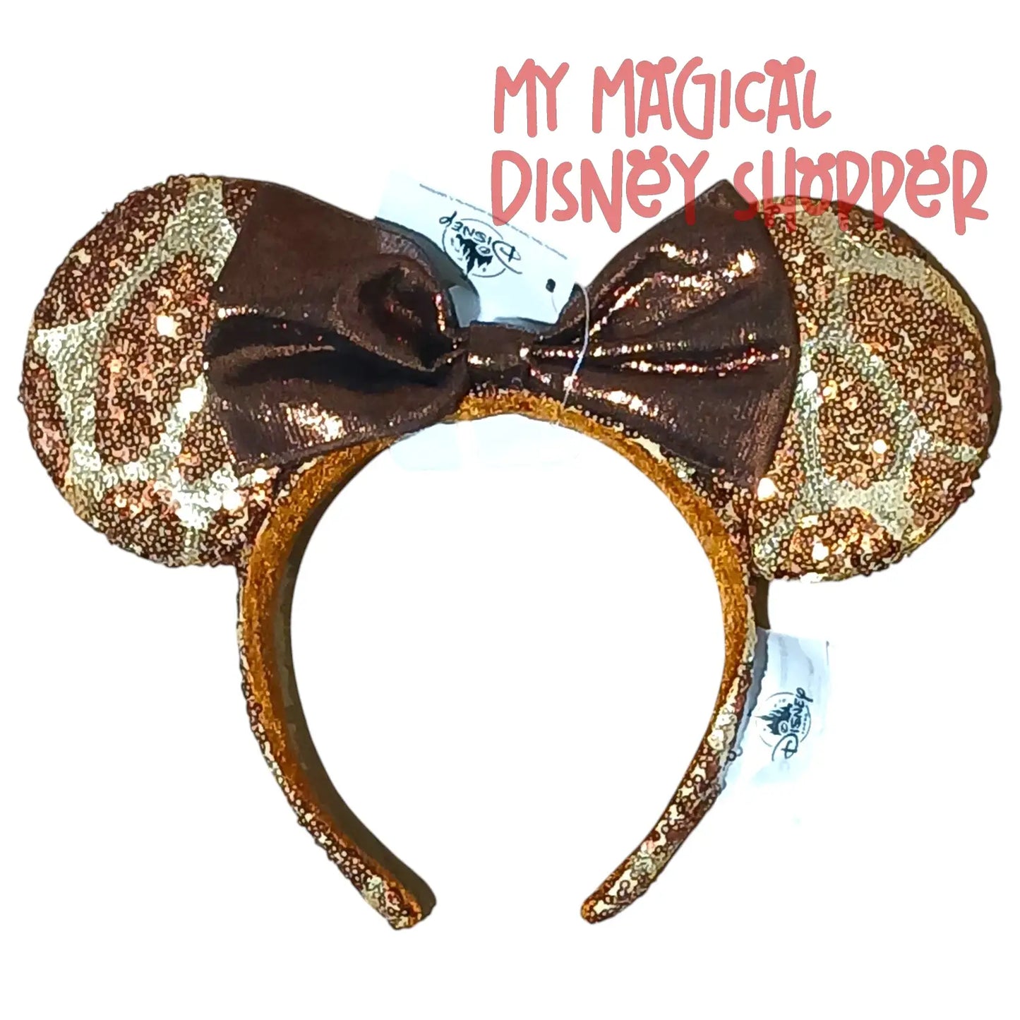 Disney Parks Giraffe Animal Print Sequin Ear Headband for Adults 🦒✨