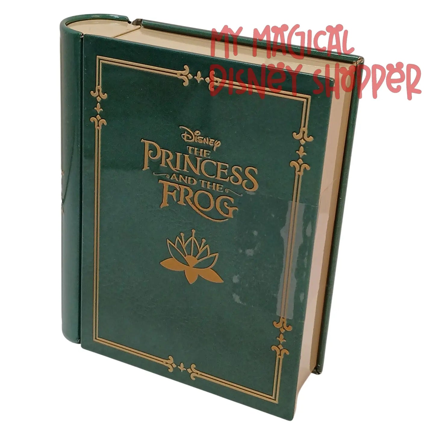 Disney Parks The Princess and the Frog Storybook Milk Chocolate Sea Salt Caramels Book Tin