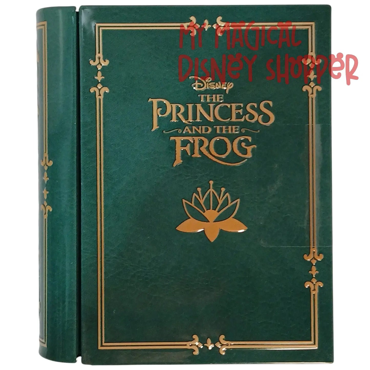 Disney Parks The Princess and the Frog Storybook Milk Chocolate Sea Salt Caramels Book Tin