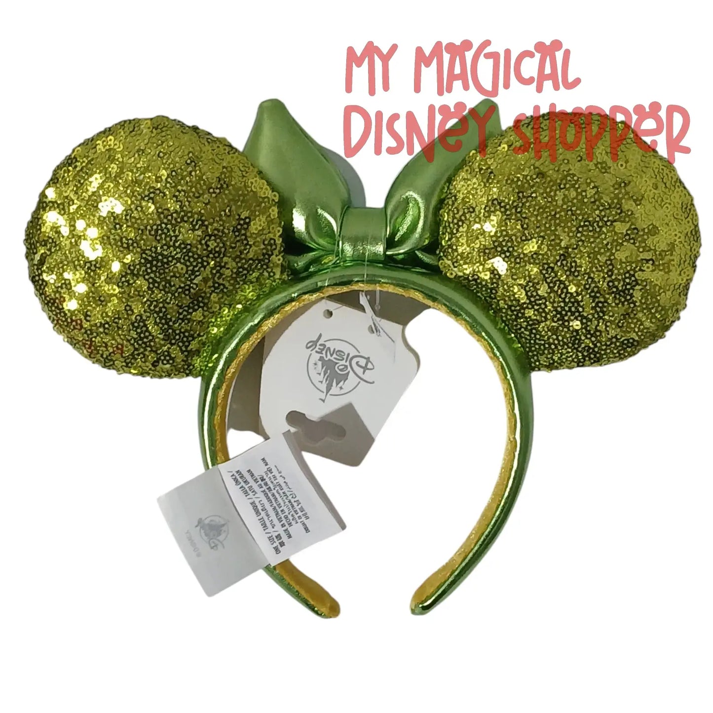 Disney Parks Tinker Bell Lime Green Ears Headband 🧚‍♀️✨💚