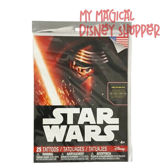 🌌✨ Disney Star Wars Temporary Tattoos – 25 Tattoos! ✨🌌