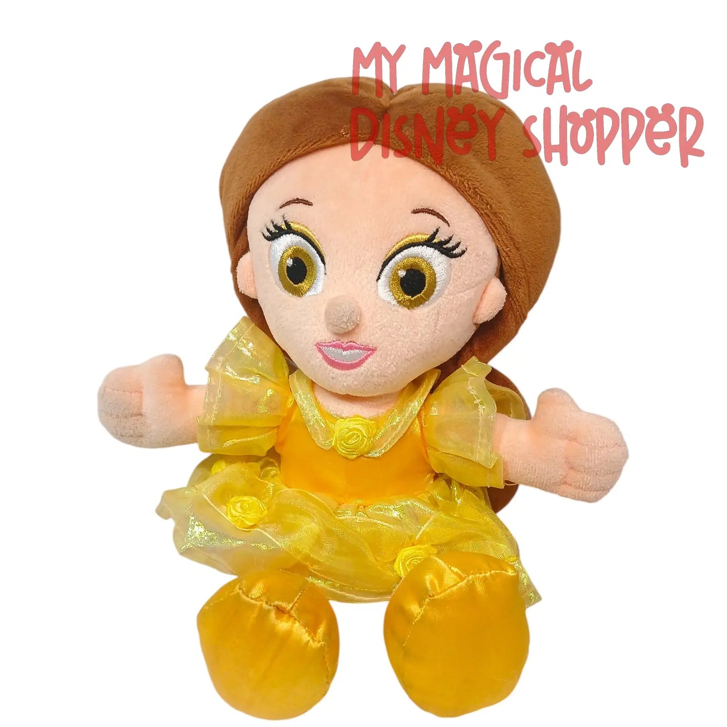Gently Loved Belle Plush – 11” Beauty and the Beast 🥀👑