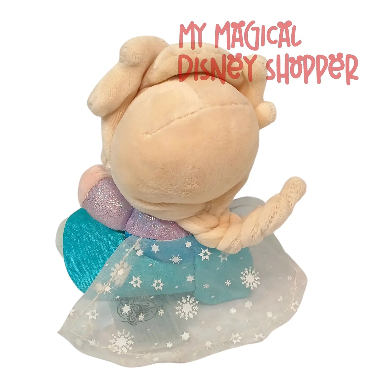 Disney Parks Wishables Frozen Elsa Plush – 6” (Gently Loved) ❄️👑