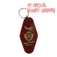 Hollywood Tower Hotel “Thanks for Dropping In – Room 1313” Hotel-Style Keychain 🕯️🗝️👻