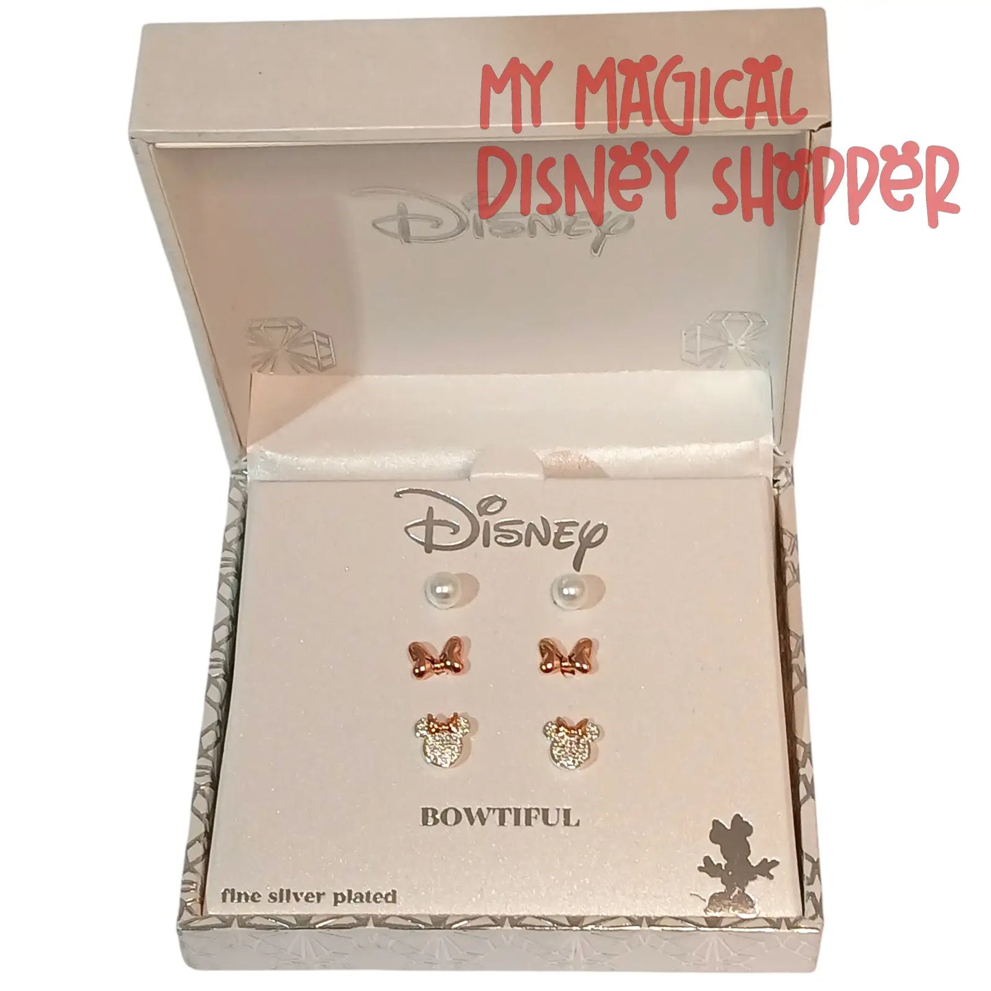 Love is Bowtiful 14k Gold Flash Plated Set of 3 Earrings