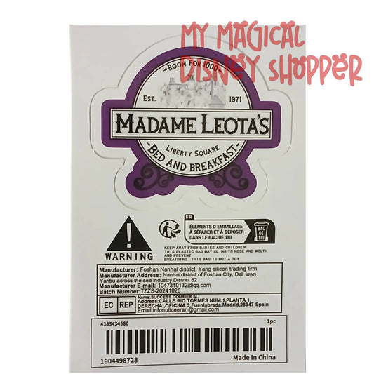 Madame Leota’s Bed & Breakfast Decal – Haunted Mansion Inspired 🔮🏚️