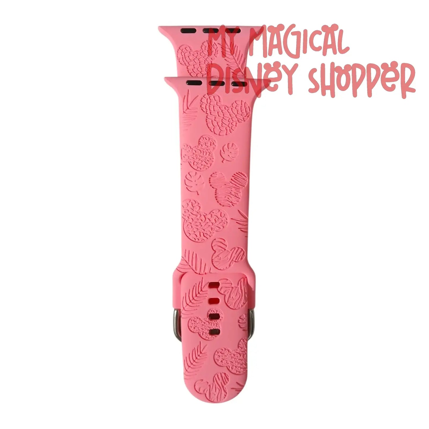 The Mouse Silicone Watch Bands – 42 to 44mm Assorted Colors (Compatible with Apple Watch) ⌚🐭✨
