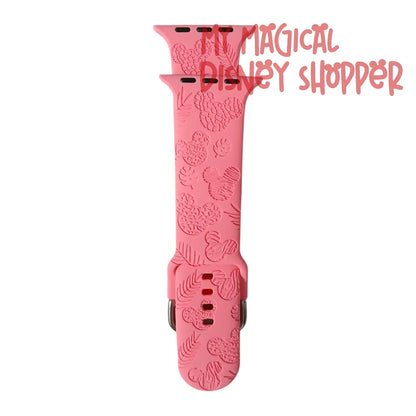 The Mouse Silicone Watch Bands – 42 to 44mm Assorted Colors (Compatible with Apple Watch) ⌚🐭✨