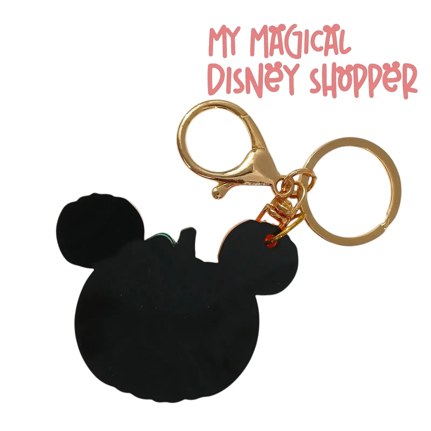Mouse Head Pumpkin Jack-O’-Lantern Keychain 🎃🐭✨