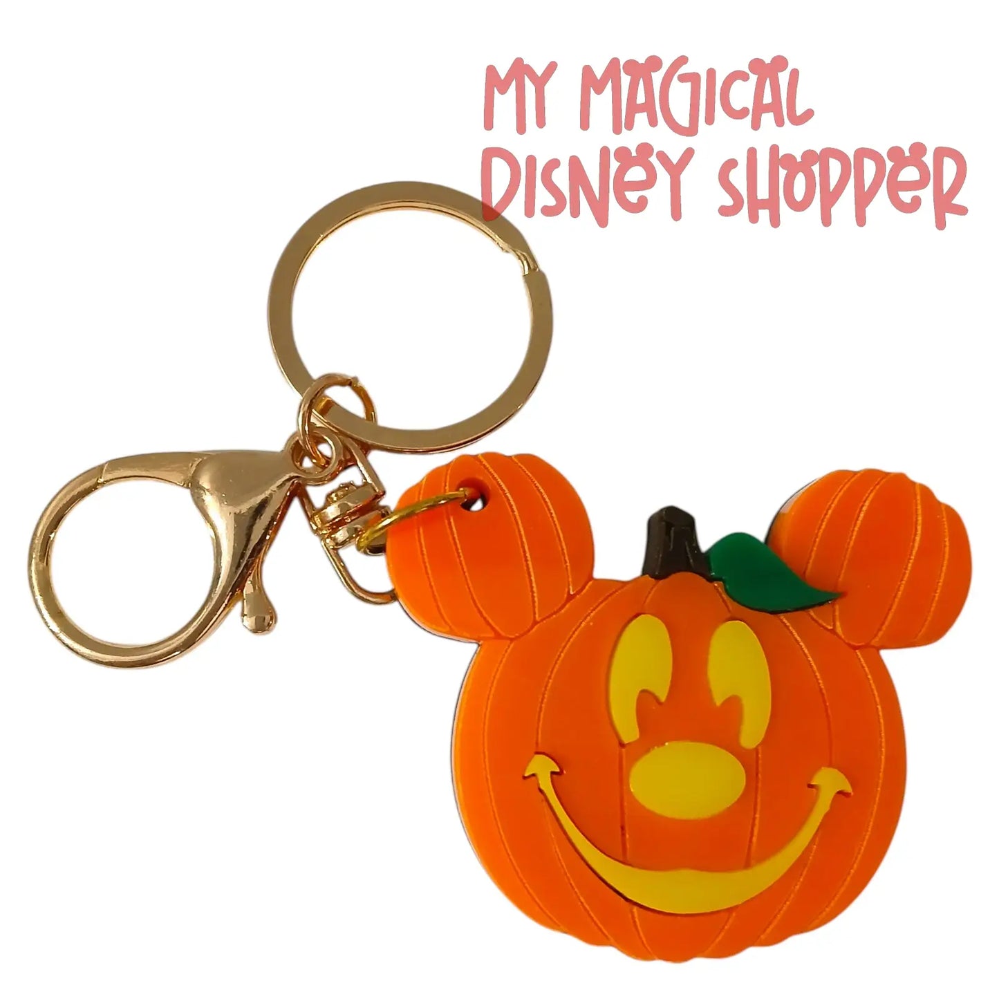 Mouse Head Pumpkin Jack-O’-Lantern Keychain 🎃🐭✨